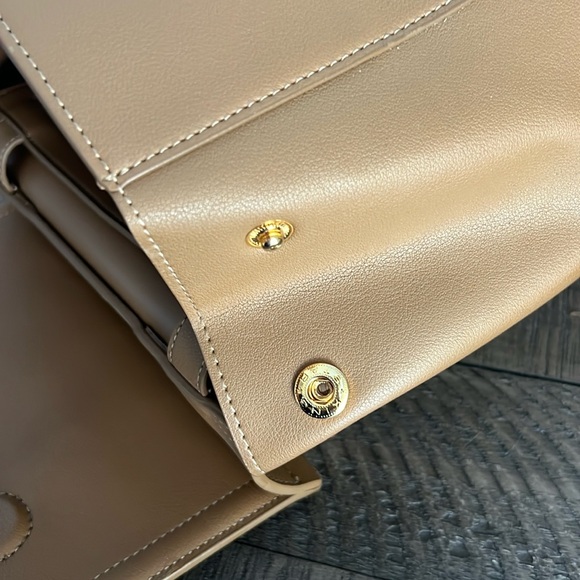 Gunas New York - Livia - Tan Vegan Leather Backpack - Picture 7 of 16